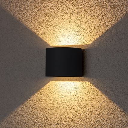 Brilagi - LED spoljašnje zidno svetlo RONDO LED/6W/230V antracitno IP54