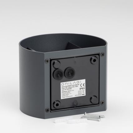 Brilagi - LED spoljašnje zidno svetlo RONDO LED/6W/230V antracitno IP54