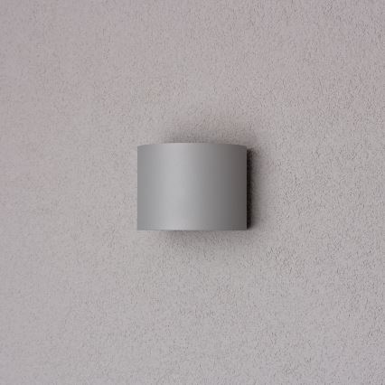 Brilagi - LED spoljašnje zidno svetlo RONDO LED/6W/230V siva IP54