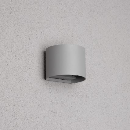 Brilagi - LED spoljašnje zidno svetlo RONDO LED/6W/230V siva IP54