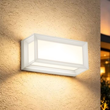 Brilagi - LED spoljašnje zidno svetlo sa senzorom PARKER LED/12W/230V, belo, IP44