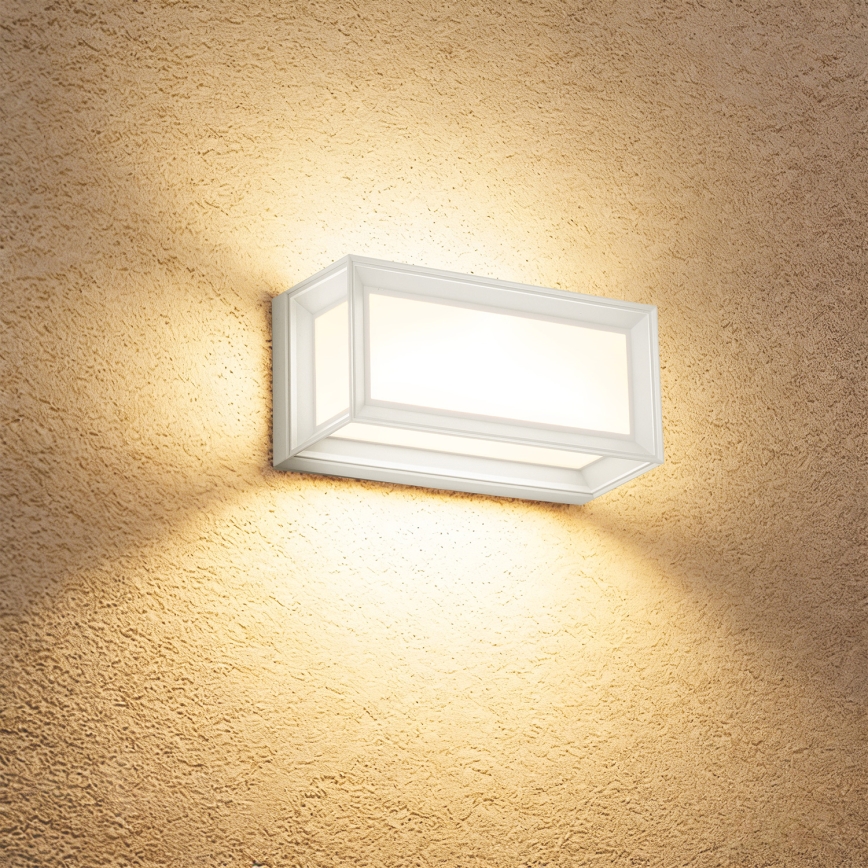 Brilagi - LED spoljašnje zidno svetlo sa senzorom PARKER LED/12W/230V, belo, IP44