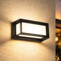 Brilagi - LED spoljašnje zidno svetlo sa senzorom PARKER LED/12W/230V crna IP44