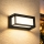 Brilagi - LED spoljašnje zidno svetlo sa senzorom PARKER LED/12W/230V crna IP44