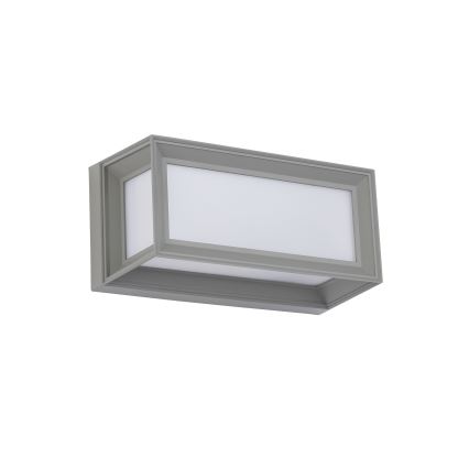 Brilagi - spoljno zidno LED svetlo sa senzorom PARKER LED/12W/230V sivo IP44