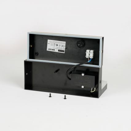 Brilagi - LED spoljašnje zidno svetlo sa senzorom TESSI LED/10W/230V crno IP54