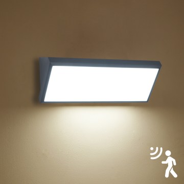 Brilagi - LED spoljašnje zidno svetlo sa senzorom TRIANGLE LED/42W/230V 45 cm antracit IP65