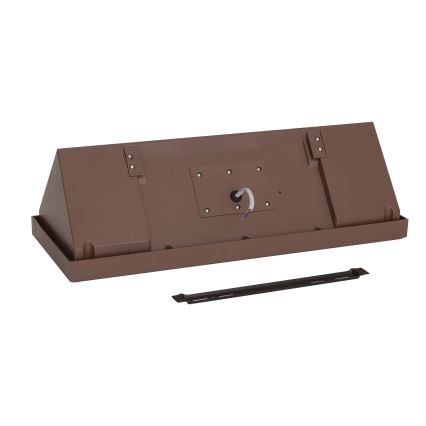 Brilagi - LED spoljašnja zidna svetiljka sa senzorom TRIANGLE LED/42W/230V braon IP65