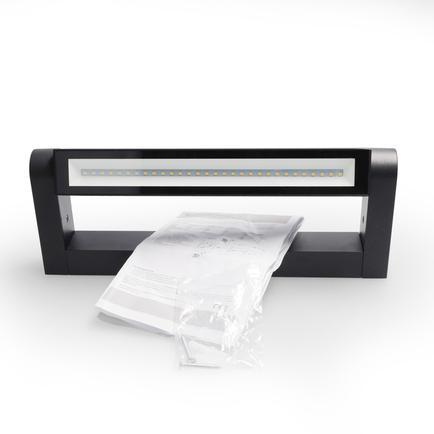 Brilagi - LED spoljašnje zidno svetlo SALERNO LED/12W/230V 35,5 cm crna IP65