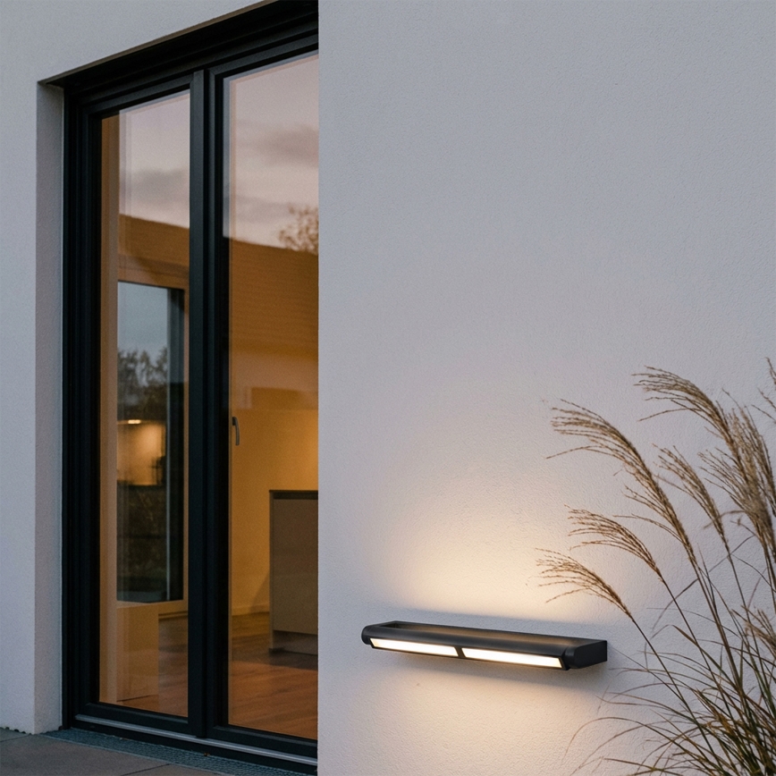 Brilagi - LED spoljašnje zidno svetlo SALERNO LED/24W/230V 66 cm crno IP65