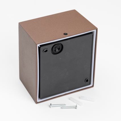 BRILAGI - LED spoljašnje zidno svetlo TERNI LED/12W/230V braon IP44