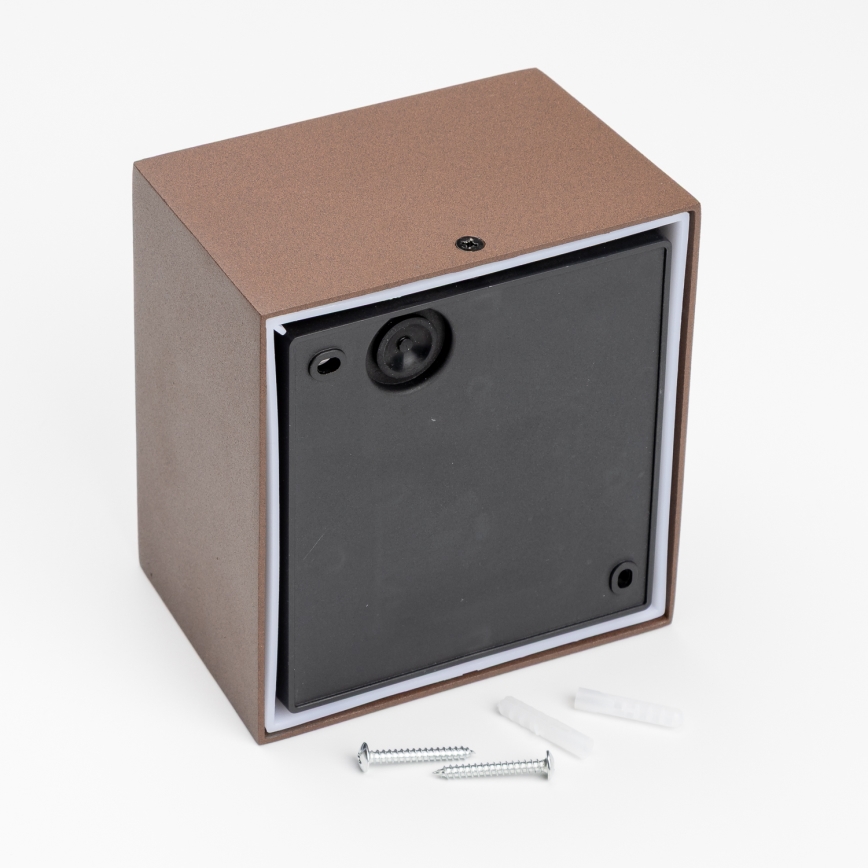 BRILAGI - LED spoljašnje zidno svetlo TERNI LED/12W/230V braon IP44