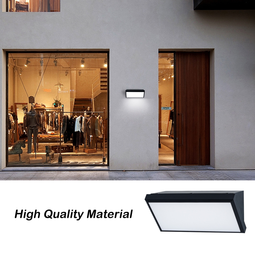 Brilagi - LED spoljašnje zidno svetlo TRIANGLE LED/20W/230V crna IP65