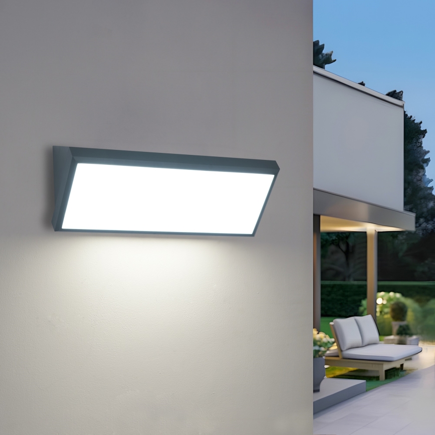 Brilagi - LED spoljašnje zidno svetlo TRIANGLE LED/42W/230V antracit IP65
