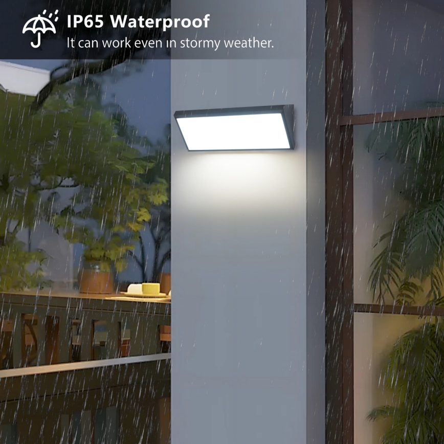 Brilagi - LED spoljašnje zidno svetlo TRIANGLE LED/42W/230V antracit IP65