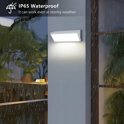 Brilagi - LED spoljašnje zidno svetlo TRIANGLE LED/42W/230V bela IP65