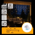 BRILAGI - LED spoljašnji božićni lanac 200xLED/3xAA/8 funkcija 13x0,6m IP44 topla bela