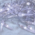 Brilagi - LED spoljašnji božićni niz 50xLED/8 funkcija/3xAA 8 m IP44 hladno bela
