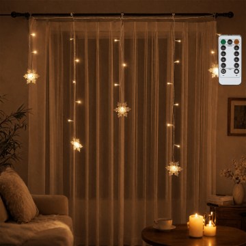 BRILAGI - LED spoljašnji božićni niz 60xLED/6W/6x0,7m IP44 topla bela