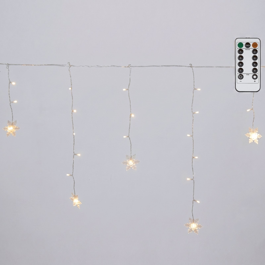 BRILAGI - LED spoljašnji božićni niz 60xLED/6W/6x0,7m IP44 topla bela