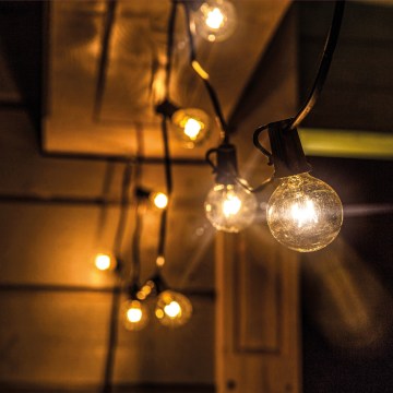 Brilagi - LED spoljašnji dekorativni lanac GIRLANDA 18xE12/0,6W/230V 13m crna IP44 topla bela