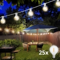 Brilagi - LED spoljašnji dekorativni lanac GIRLANDA 25xE12/0,8W/230V 20m bela IP44 topla bela