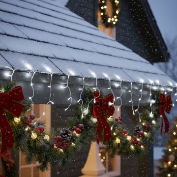 Brilagi - LED spoljašnji niz 400xLED/8 funkcija 23m IP44 hladna bela