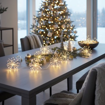 Brilagi - LED spoljašnji niz sa 150xLED, 5 m, IP44, topla bela, efekat vatrometa