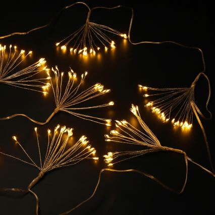 Brilagi - LED spoljašnji niz sa 150xLED, 5 m, IP44, topla bela, efekat vatrometa