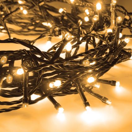 Brilagi - LED spoljašnji svetlosni niz 200 LED / 8 funkcija, 23 m, IP44, toplo bela