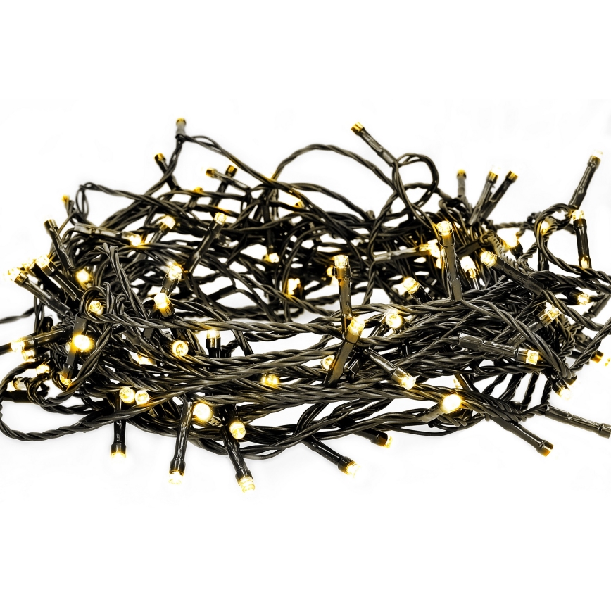 Brilagi - LED spoljašnji svetlosni niz 200 LED / 8 funkcija, 23 m, IP44, toplo bela