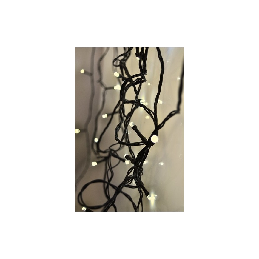Brilagi - LED spoljašnji svetlosni niz 200 LED / 8 funkcija, 23 m, IP44, toplo bela