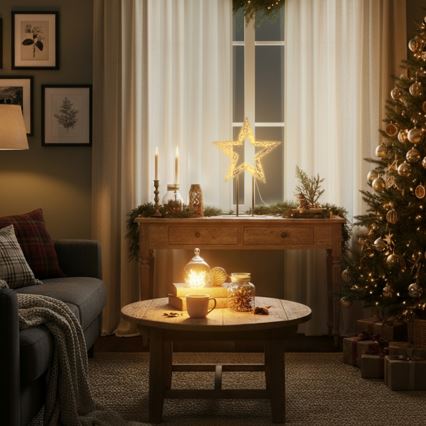 Brilagi - LED spoljna božićna dekoracija LED/3,6W/230V IP44 44x30 cm zvezda