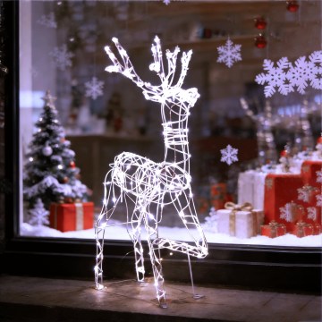 BRILAGI - LED spoljna božićna dekoracija LED/3,6W/8 funkcija 150 cm IP44 sob hladna bela