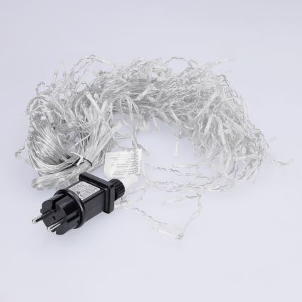 BRILAGI - LED spoljni božićni lanac 200xLED/8 funkcija 13m IP44 hladna bela ledenice