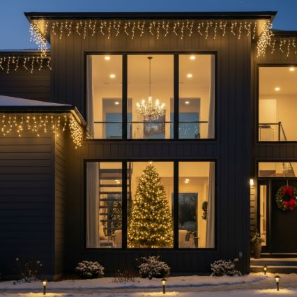 Brilagi - LED spoljni  lanac 200xLED/8 funkcija 13m IP44 topla bela ledenice