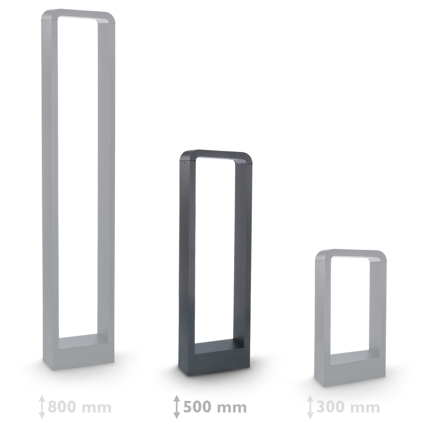 Brilagi - LED spoljašnja lampa BARI LED/7W/230V 3000/4000/6000K antracit IP54 50 cm