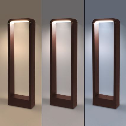 Brilagi - LED spoljna lampa BARI LED/7W/230V 3000/4000/6000K braon IP54 50 cm