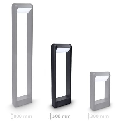 Brilagi - LED spoljna lampa CROTONE LED/7W/230V crna IP54 50 cm