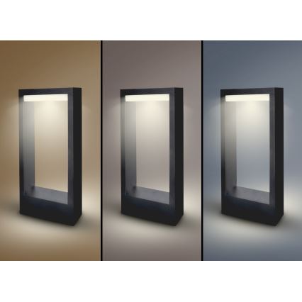 Brilagi - LED spoljna lampa RAGUSA LED/7W/230V 3000/4000/6000K crna IP54 30 cm