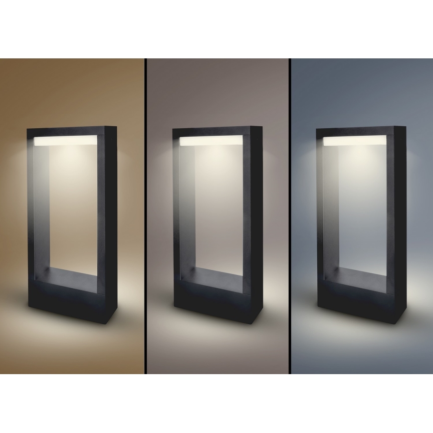 Brilagi - LED spoljna lampa RAGUSA LED/7W/230V 3000/4000/6000K crna IP54 30 cm