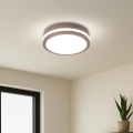 Brilagi - LED spoljna plafonska svetiljka BENE LED/18W/230V fi 21,5 cm braon IP54