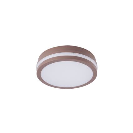 Brilagi - LED spoljna plafonska svetiljka BENE LED/18W/230V fi 21,5 cm braon IP54