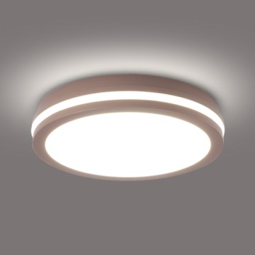 Brilagi - LED spoljna plafonska svetiljka BENE LED/24W/230V prečnik 26 cm braon IP54