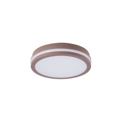 Brilagi - LED spoljna plafonska svetiljka BENE LED/24W/230V prečnik 26 cm braon IP54