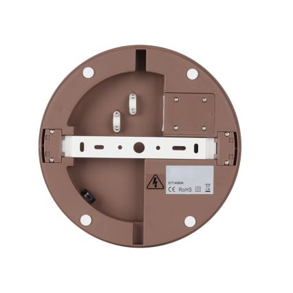 Brilagi - LED spoljna plafonska svetiljka BENE LED/24W/230V prečnik 26 cm braon IP54