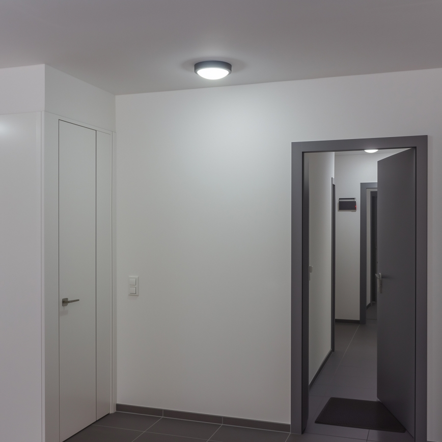 Brilagi - LED spoljna plafonska svetiljka LED/20W/230V prečnik 23 cm IP54 antracit