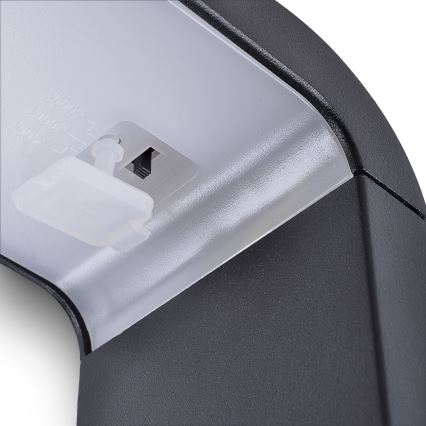 Brilagi - LED spoljna svetiljka BARI LED/7W/230V 3000/4000/6000K crna IP54 30 cm