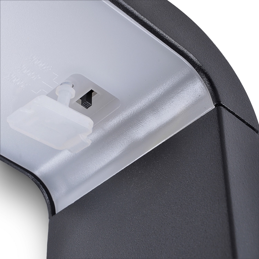 Brilagi - LED spoljna svetiljka BARI LED/7W/230V 3000/4000/6000K crna IP54 30 cm