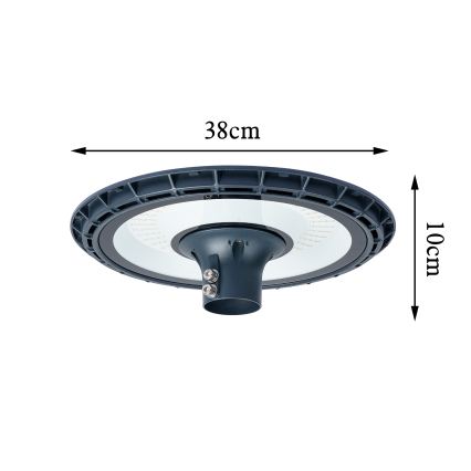 Brilagi - LED spoljašnja ulična lampa sa stubom visine 5 m URBANSPARK LED/120W/230V antracit IP65
